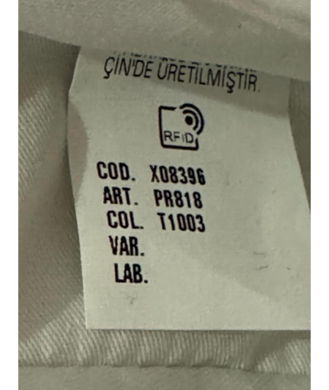 DIESEL Белая кожаная сумка с короткими ручками, фото 5