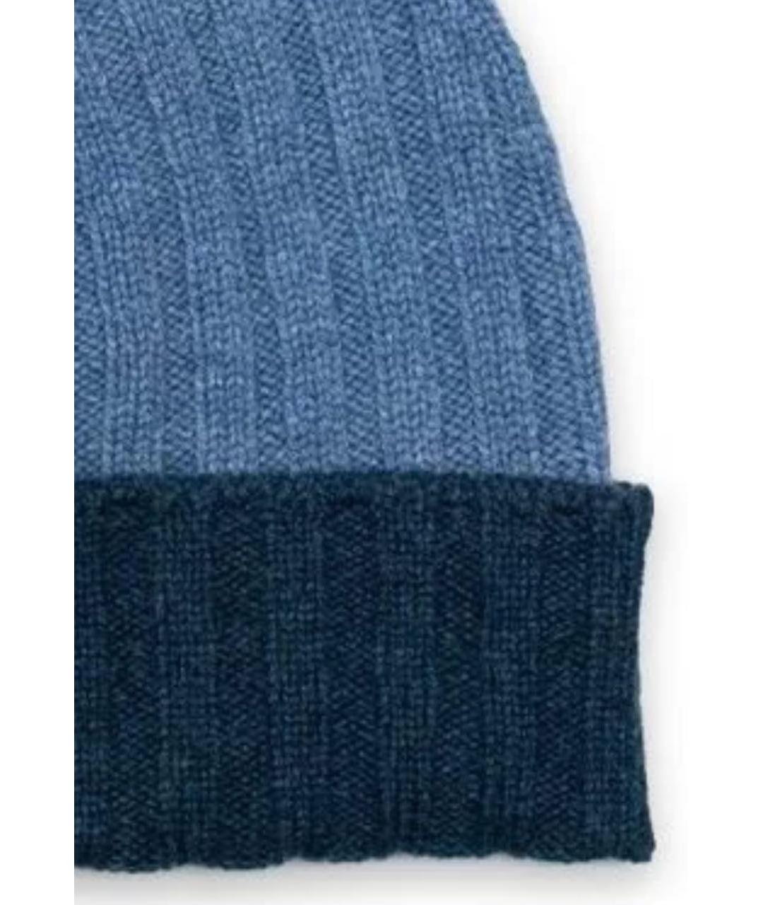 GRAN SASSO Синяя кашемировая шапка, фото 2