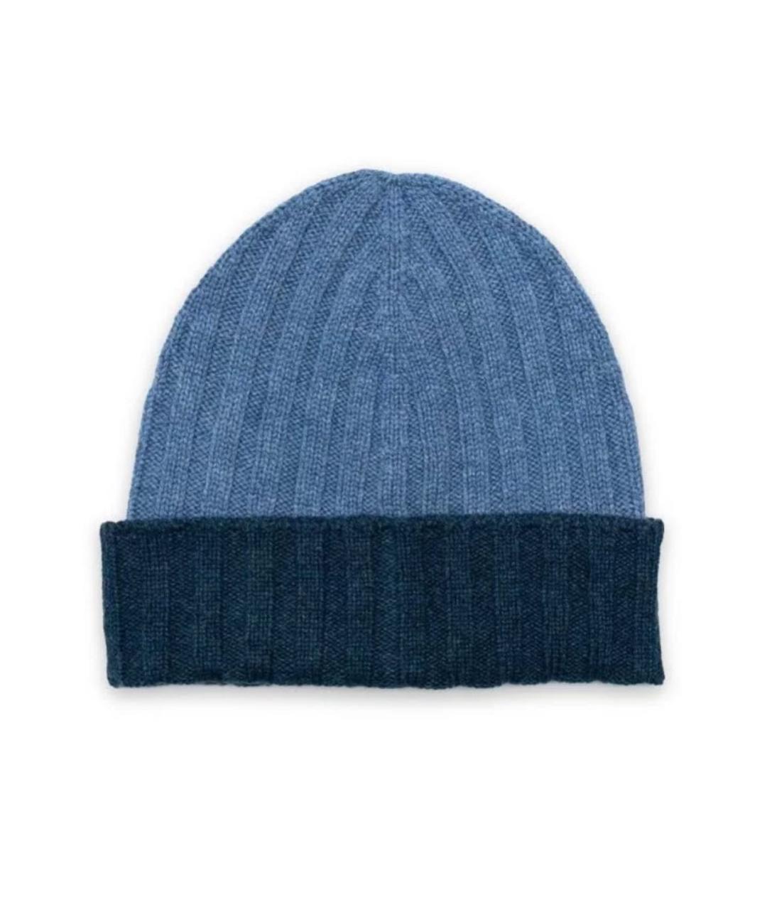 GRAN SASSO Синяя кашемировая шапка, фото 1