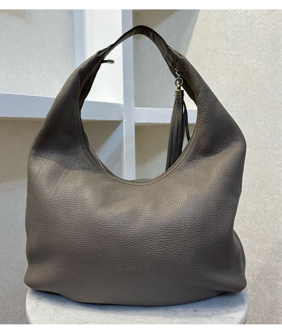 GUCCI Кожаная сумка тоут, фото 5