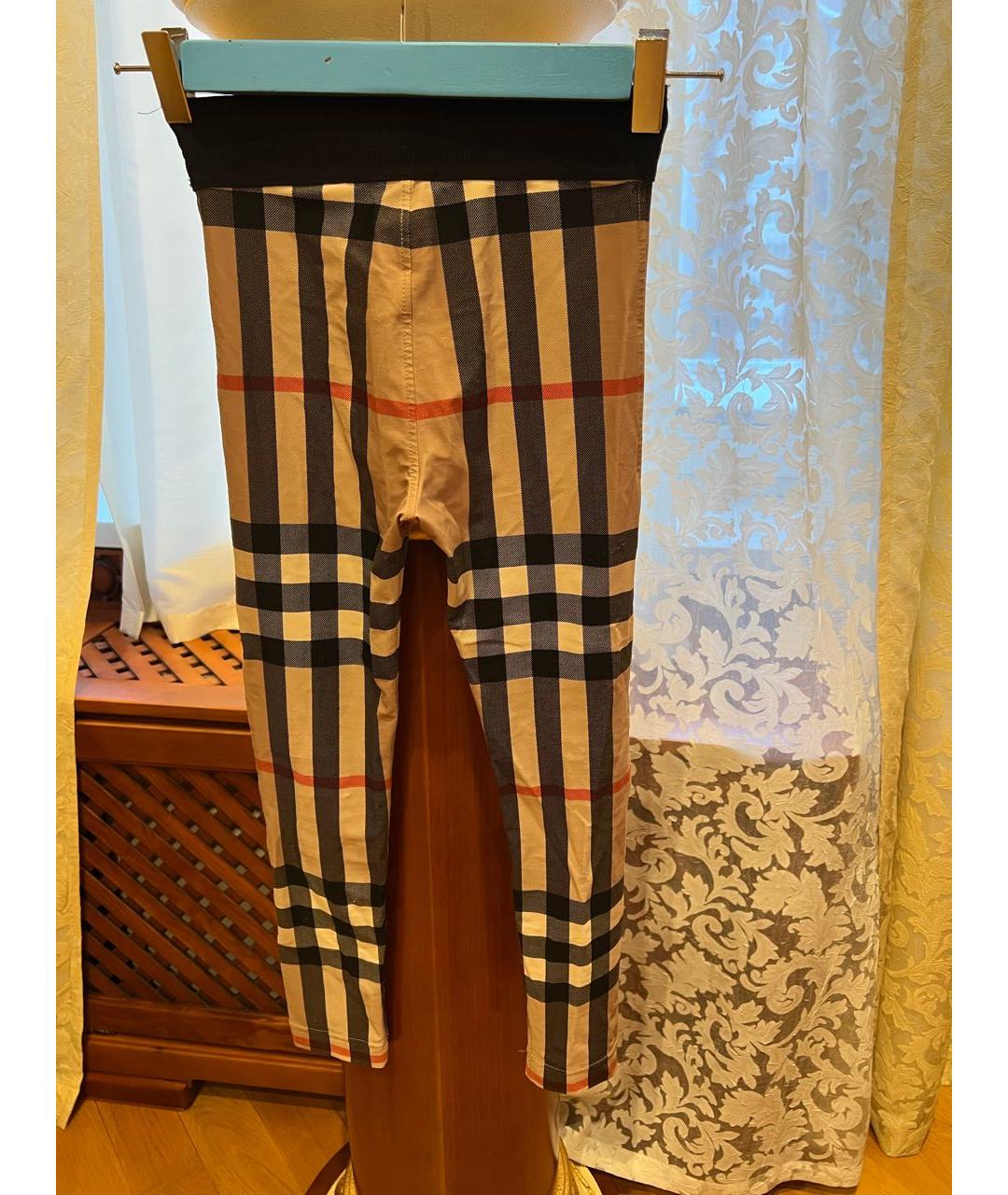BURBERRY Бежевые брюки и шорты, фото 2