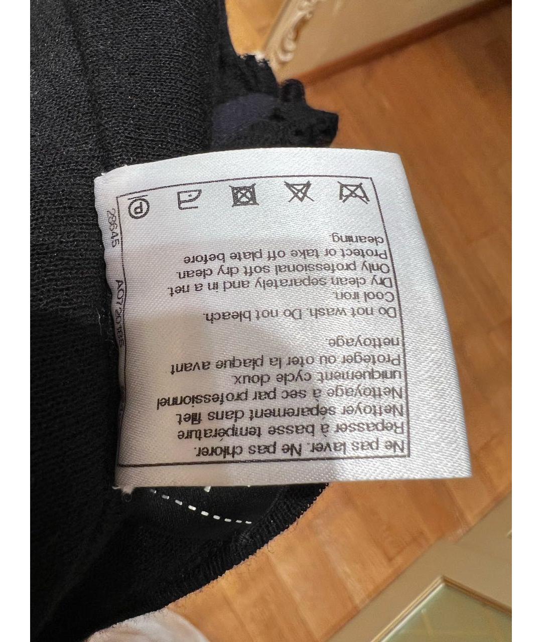 CHANEL Черное полиамидовое коктейльное платье, фото 8