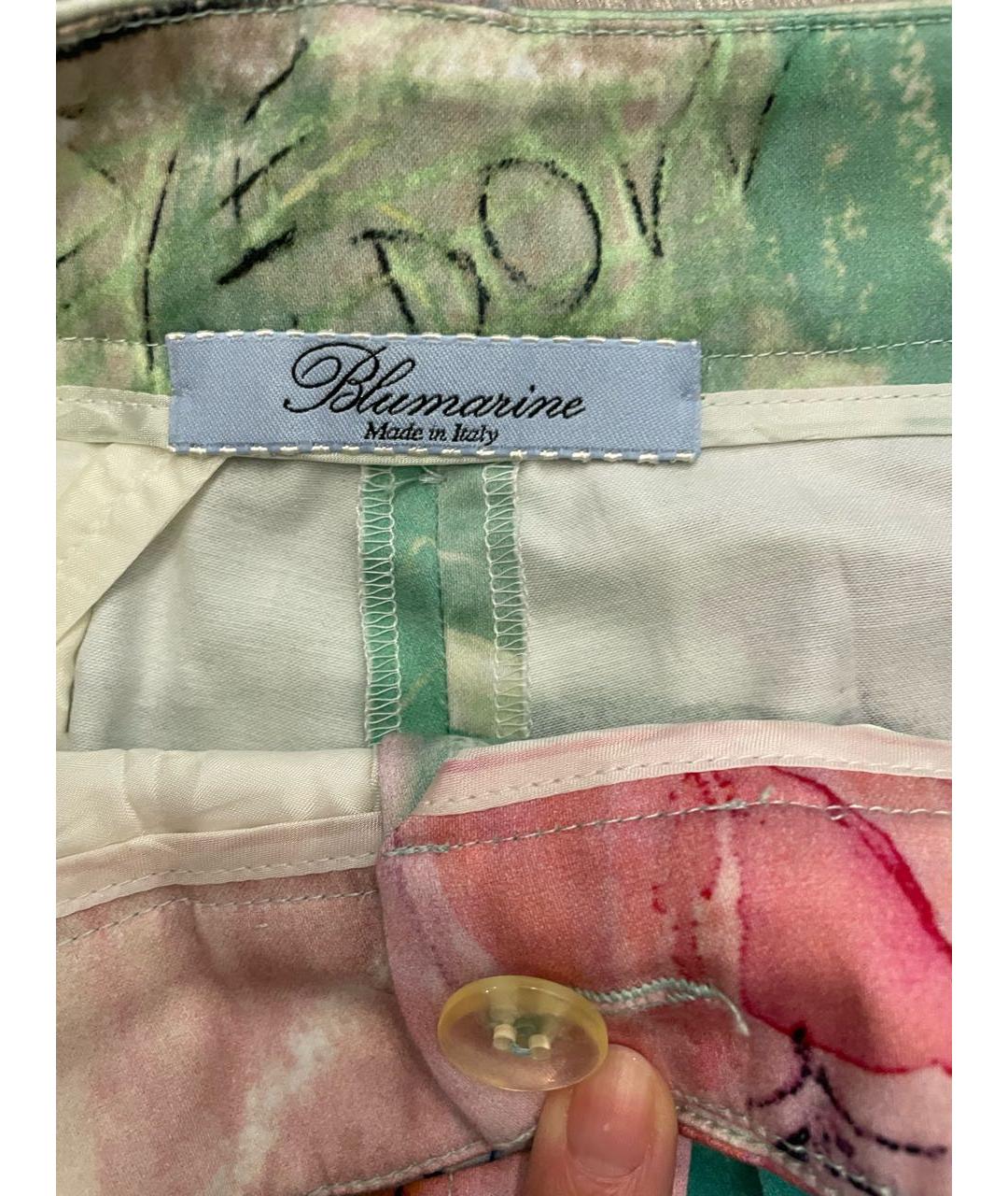 BLUMARINE Хлопковые капри, фото 3