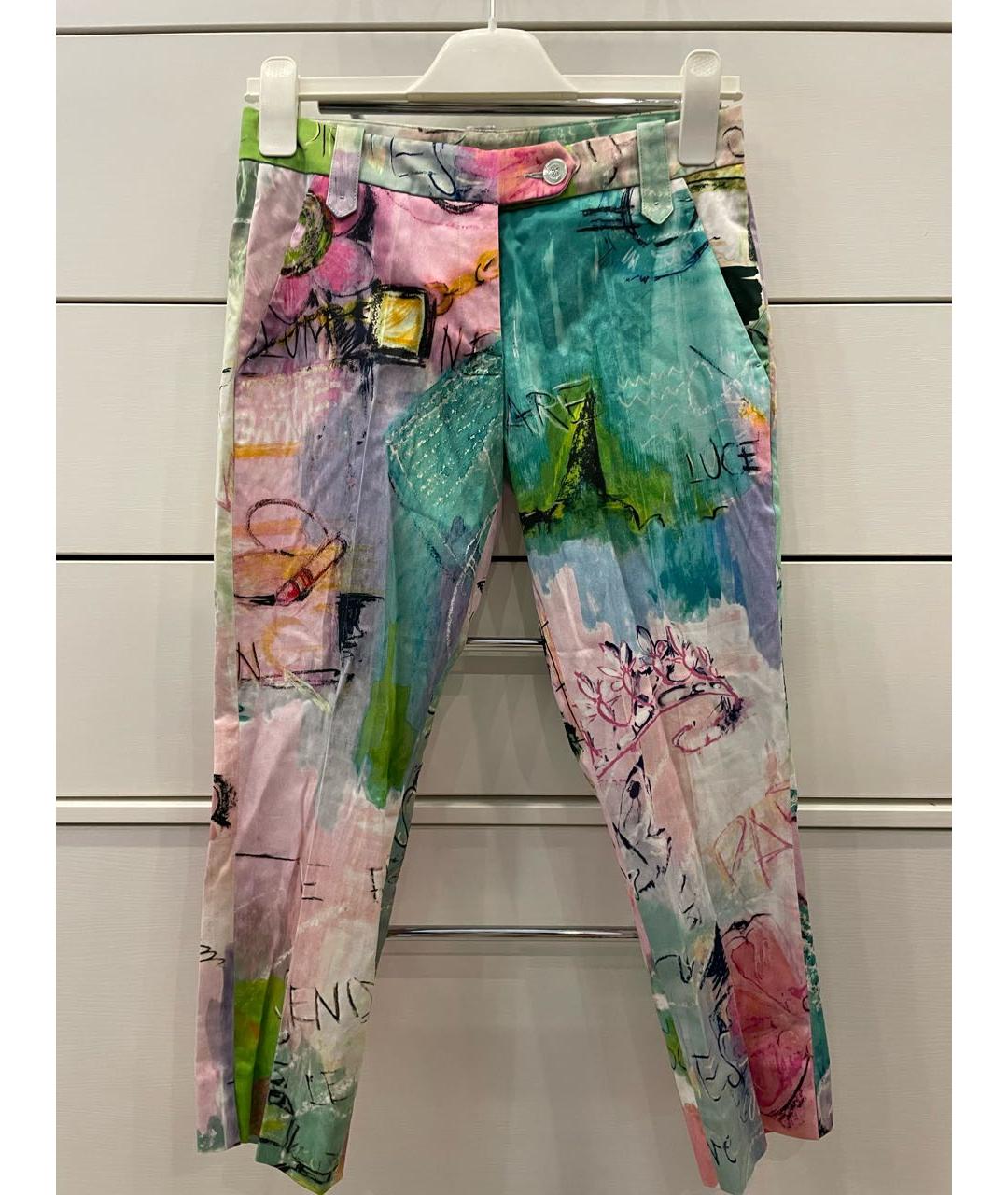 BLUMARINE Хлопковые капри, фото 8