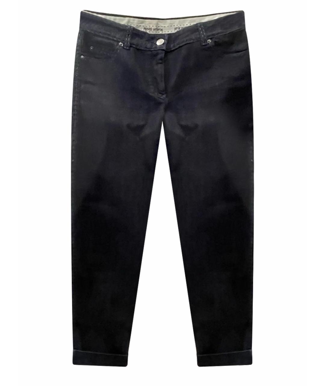 FENDI Черные прямые джинсы, фото 1