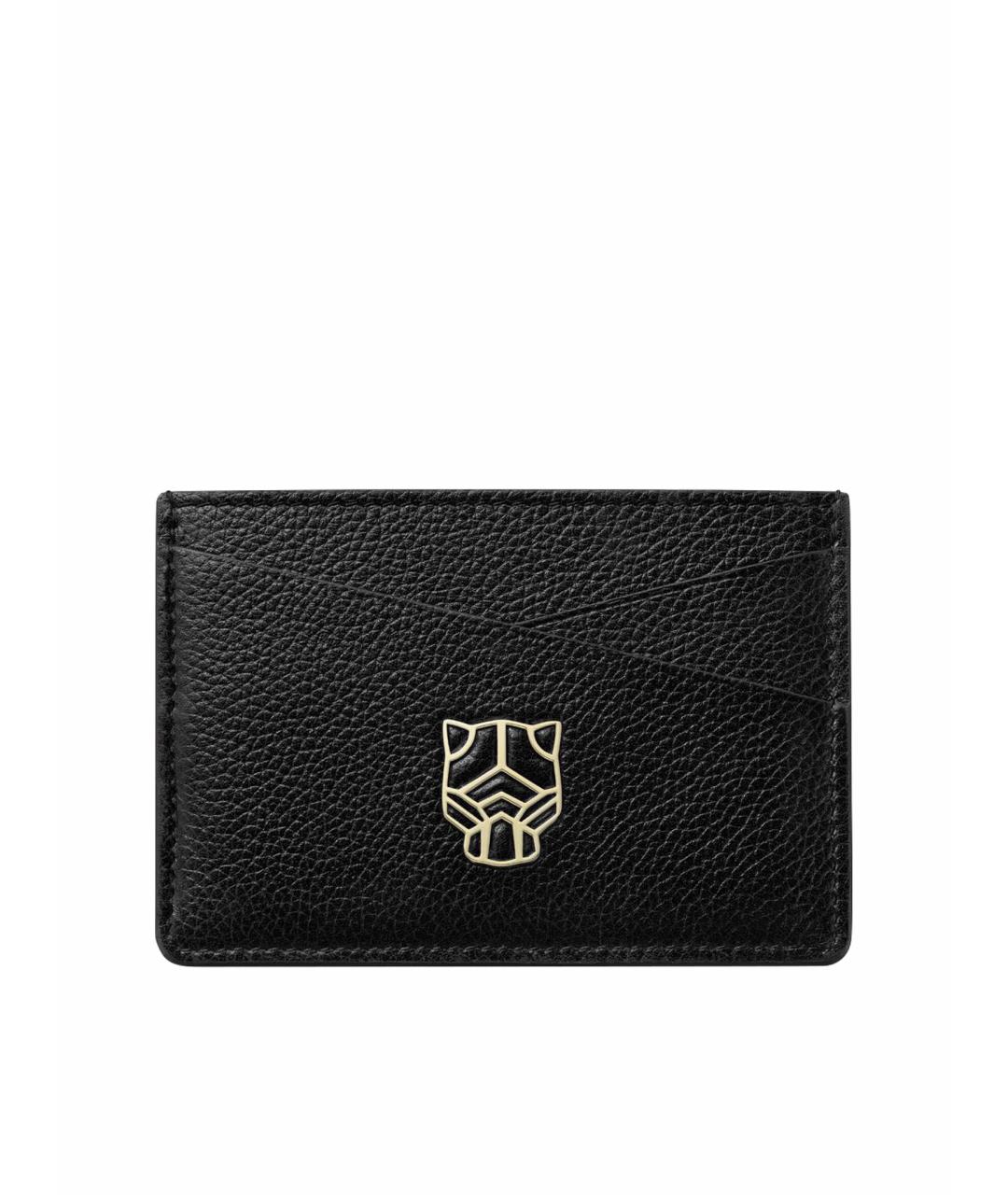 CARTIER Черный кожаный кардхолдер, фото 1