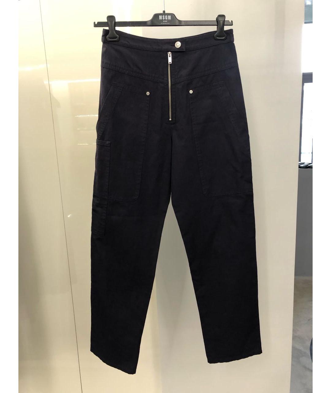 ISABEL MARANT ETOILE Фиолетовые прямые брюки, фото 4