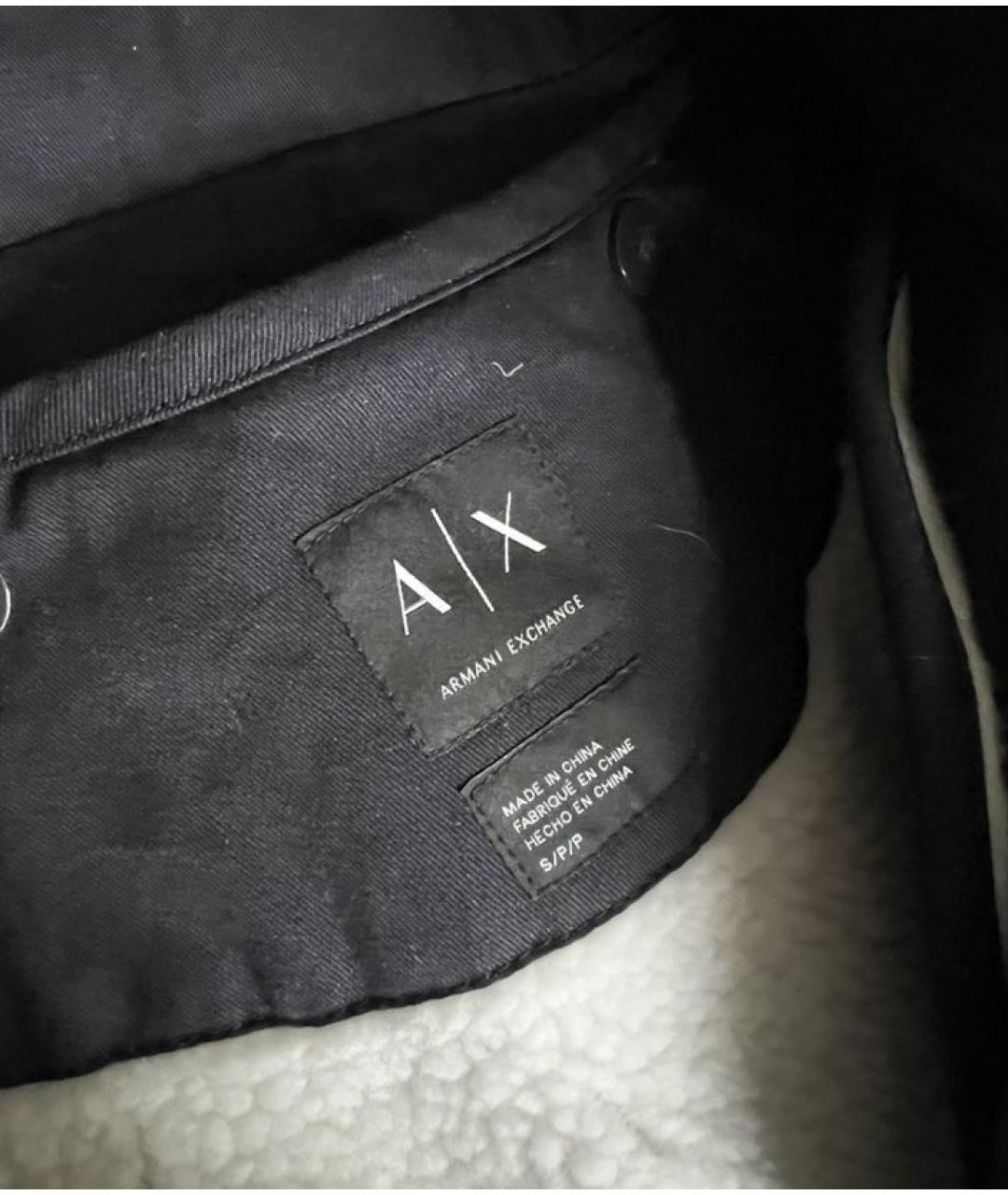 ARMANI EXCHANGE Черная парка, фото 5