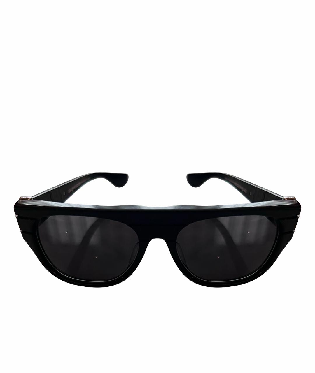 CHROME HEARTS Черные пластиковые солнцезащитные очки, фото 1