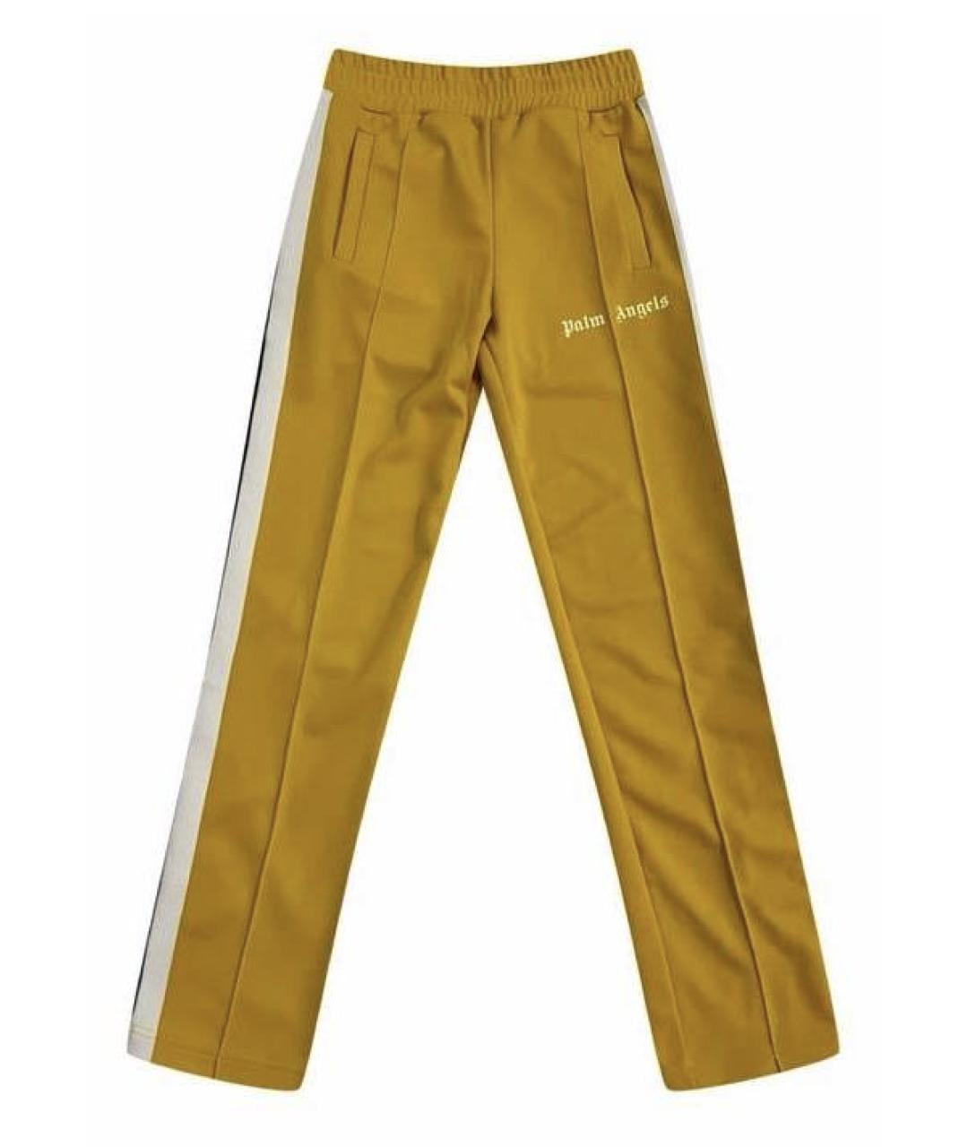 PALM ANGELS Желтые спортивные брюки и шорты, фото 1