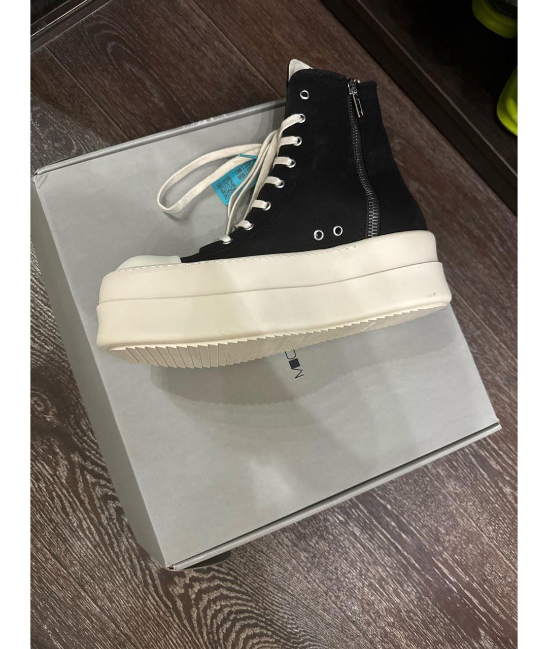 RICK OWENS DRKSHDW Черные высокие кроссовки / кеды для мужчин – купить ...
