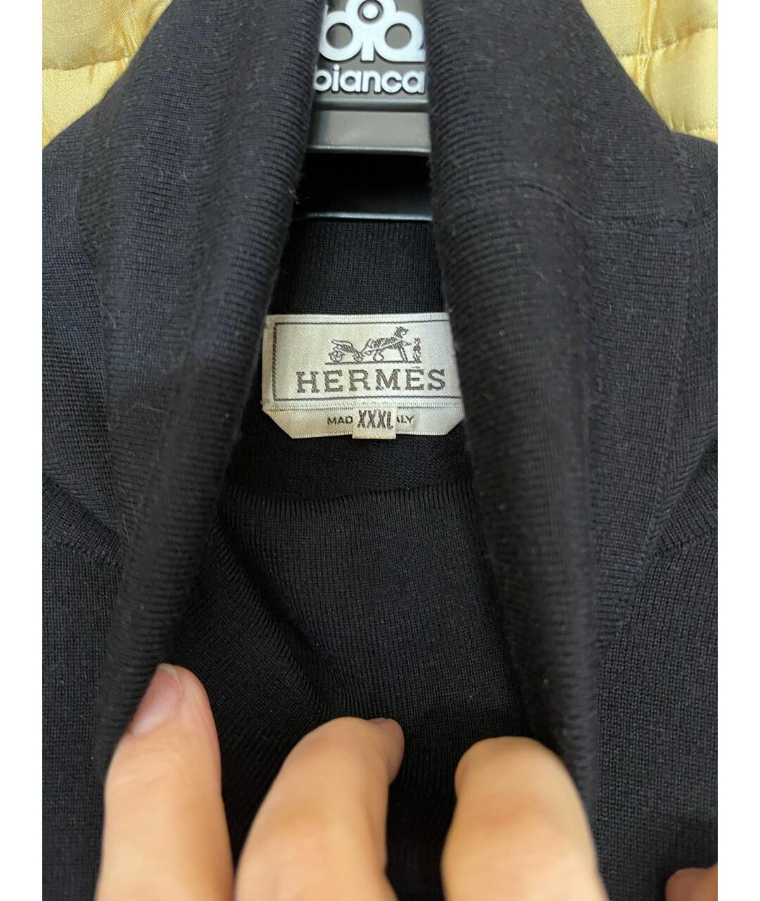 HERMES PRE-OWNED Черный кашемировый джемпер / свитер, фото 3