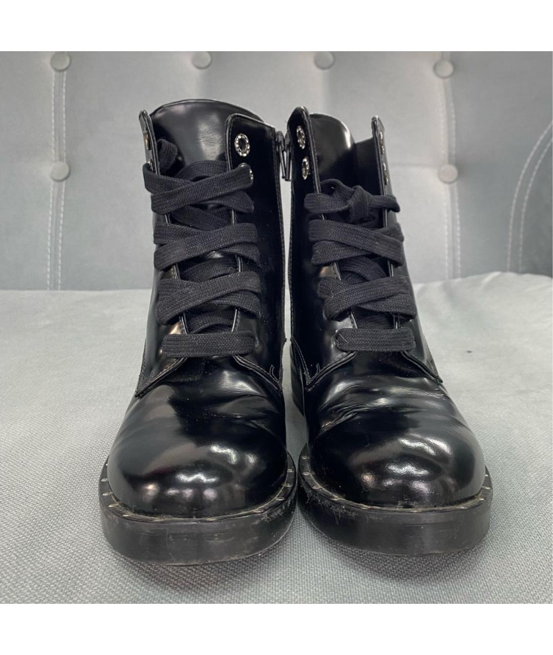 TOSCA BLU Черные кожаные ботинки, фото 2
