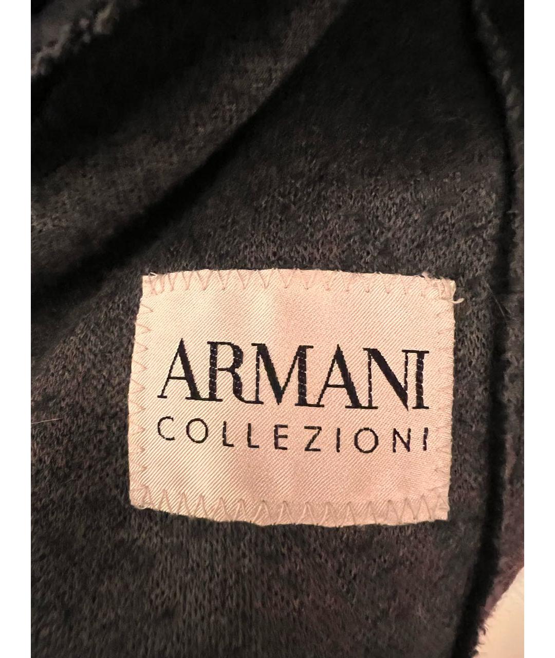 ARMANI COLLEZIONI Серый шерстяной пиджак, фото 4