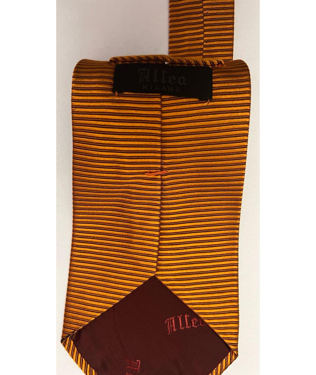 ALTEA Оранжевый шелковый галстук, фото 2