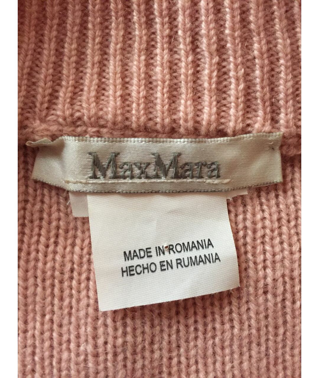 MAX MARA Розовый кашемировый джемпер / свитер, фото 2