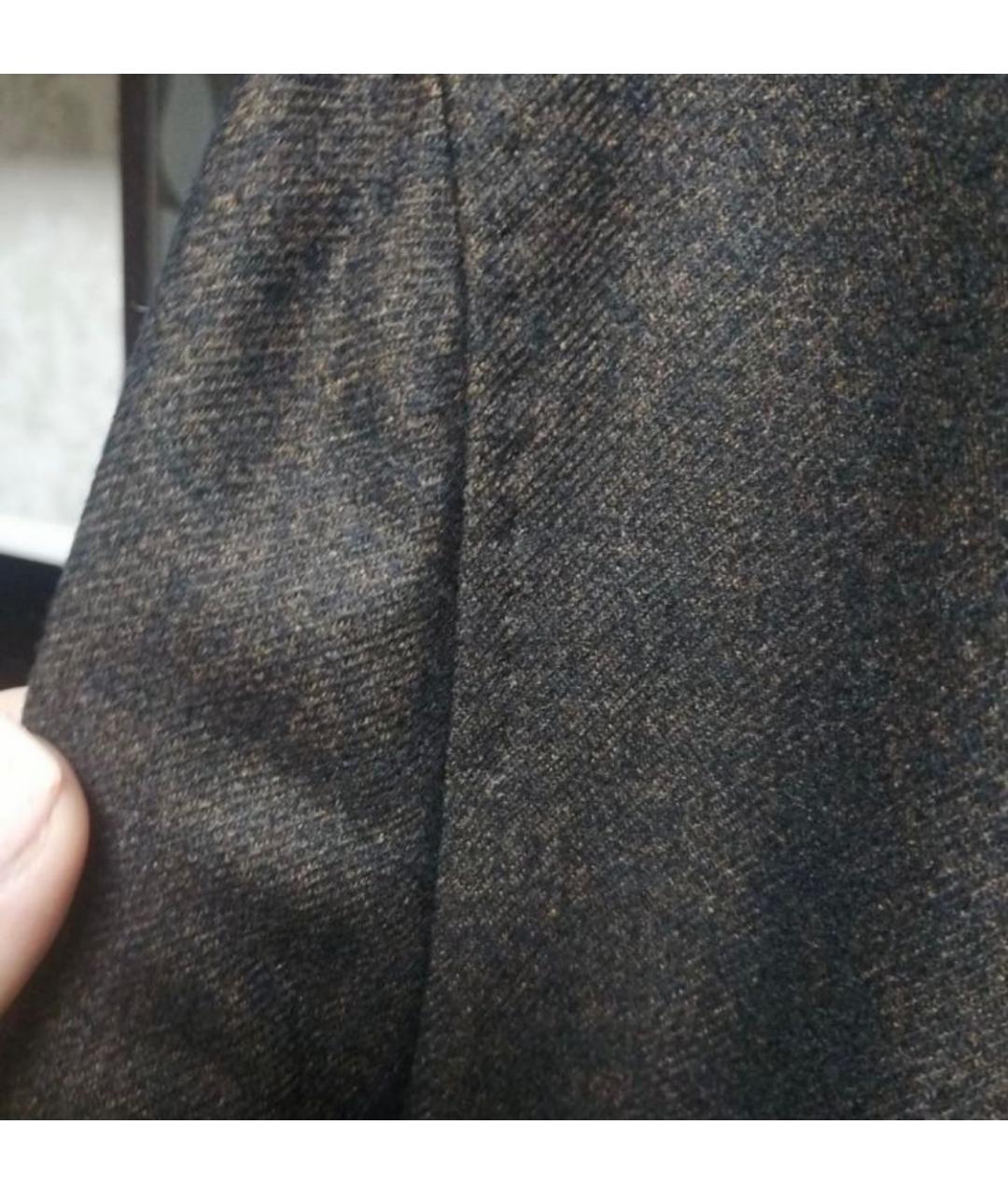 MAX MARA Коричневый шерстяной жакет/пиджак, фото 4