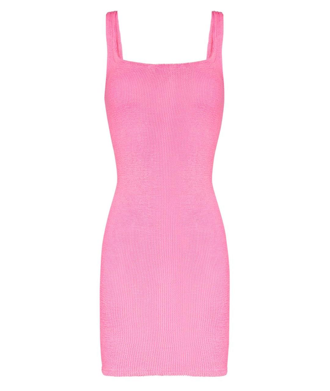 HUNZA G Розовое платье, фото 1