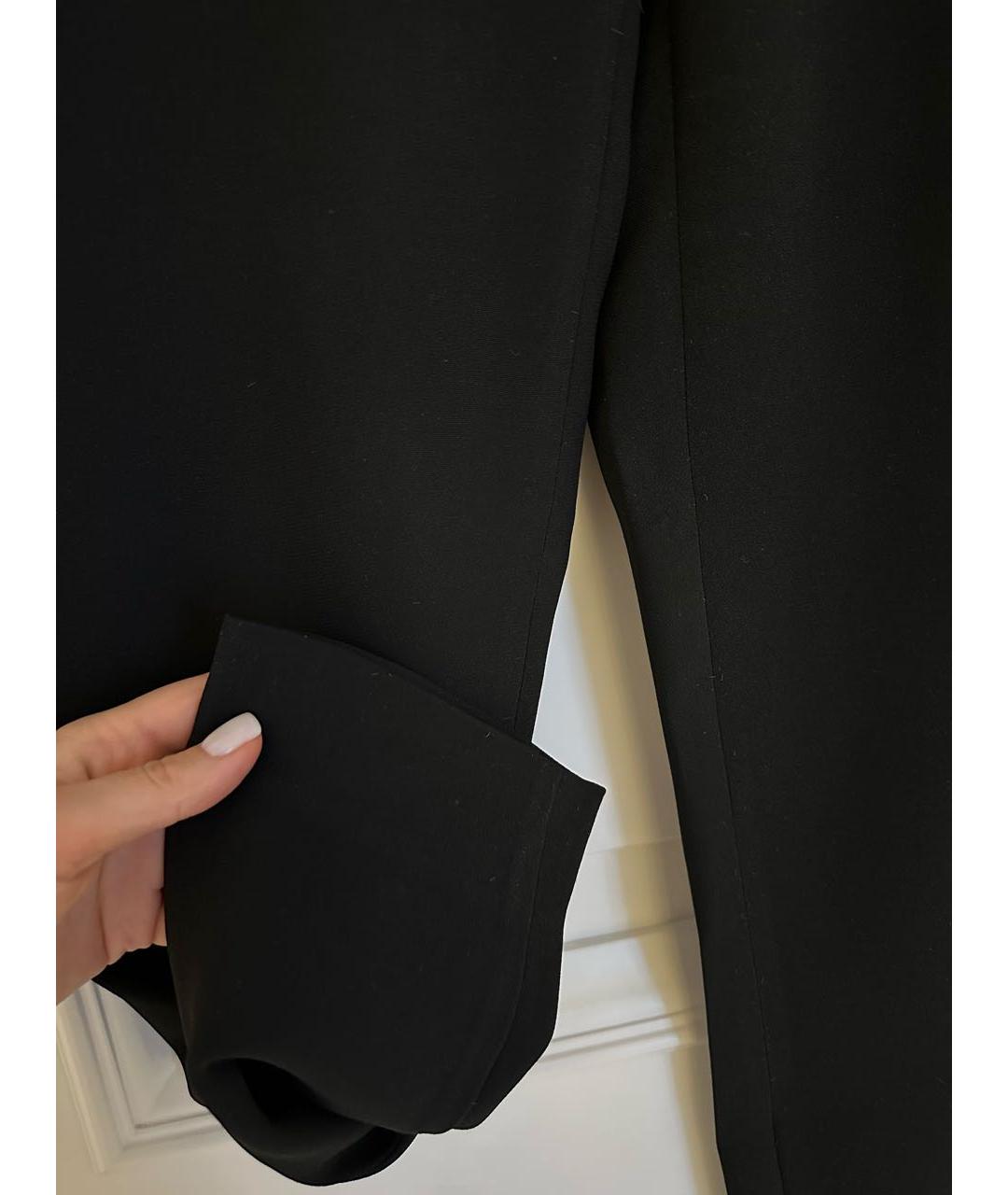 DOLCE&GABBANA Черные креповые брюки узкие, фото 3