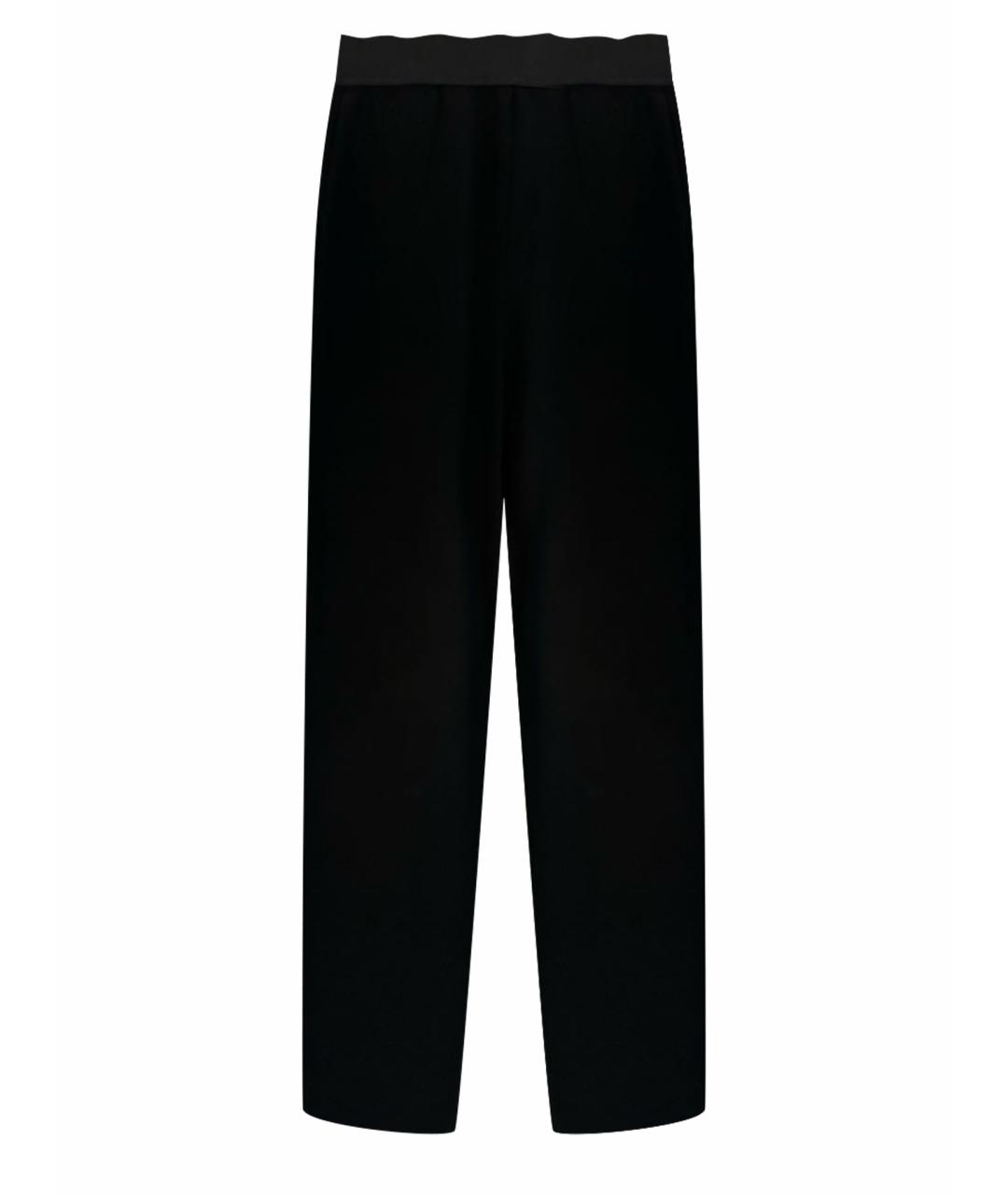DOLCE&GABBANA Черные креповые брюки узкие, фото 1