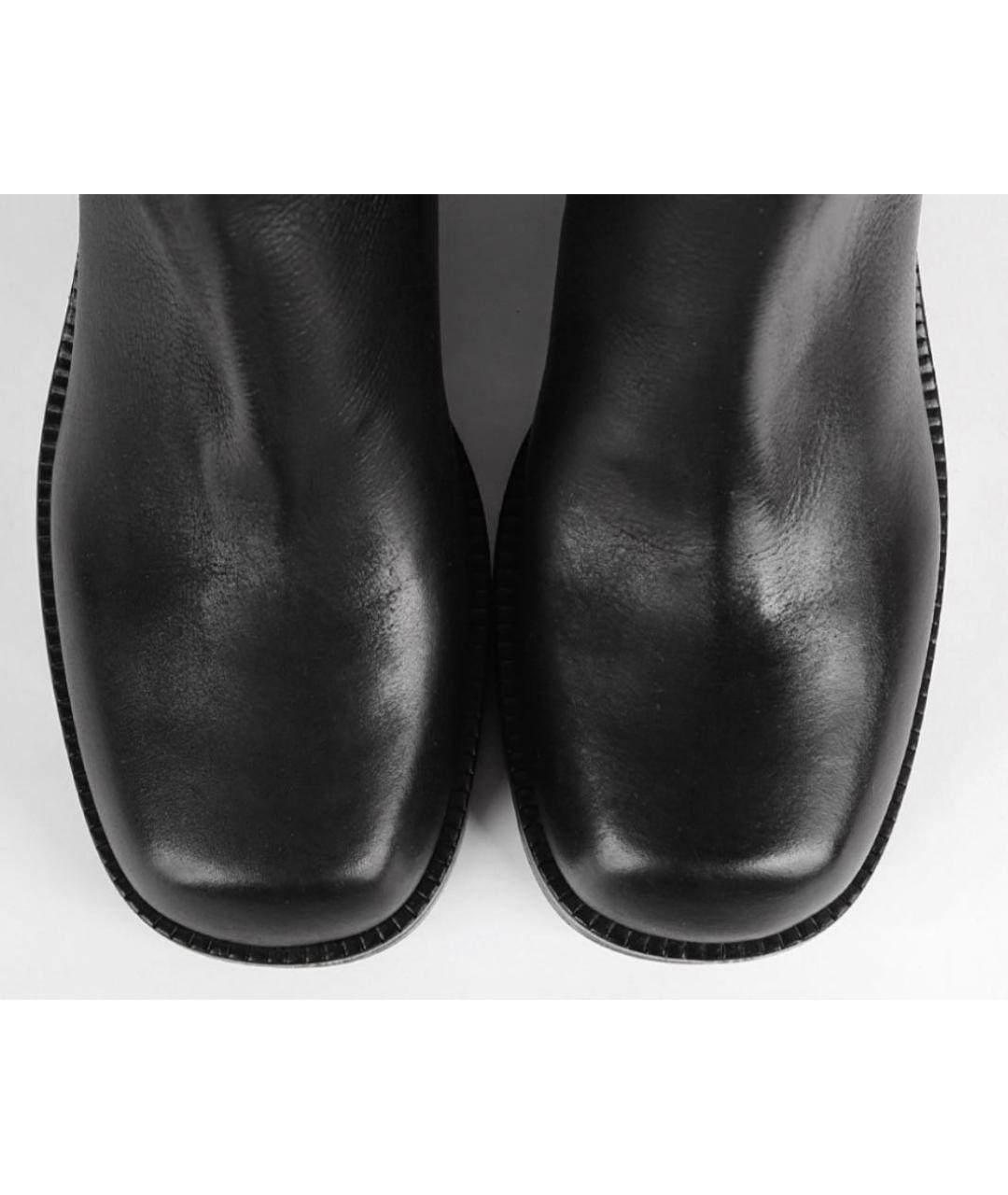 ELENA LACHI Черные кожаные ботинки, фото 3