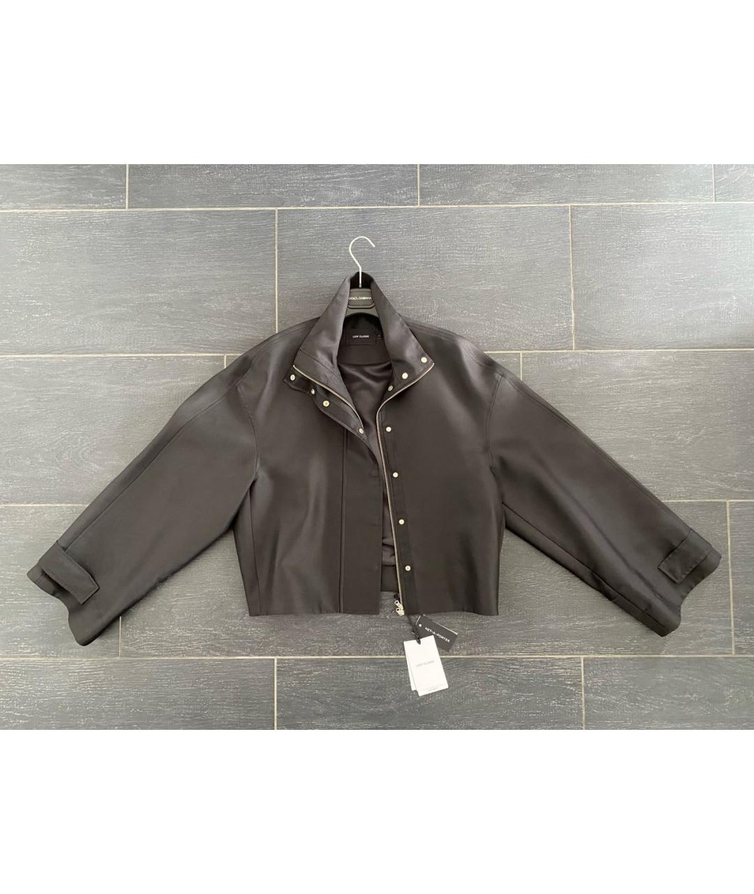 LOW CLASSIC Черный полиэстеровый жакет/пиджак, фото 6