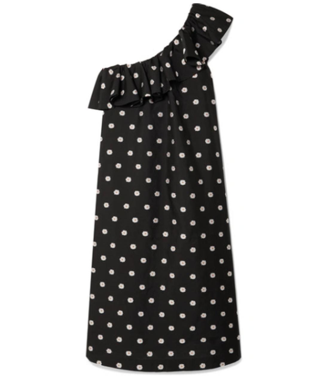 STINE GOYA Черное вискозное повседневное платье, фото 1
