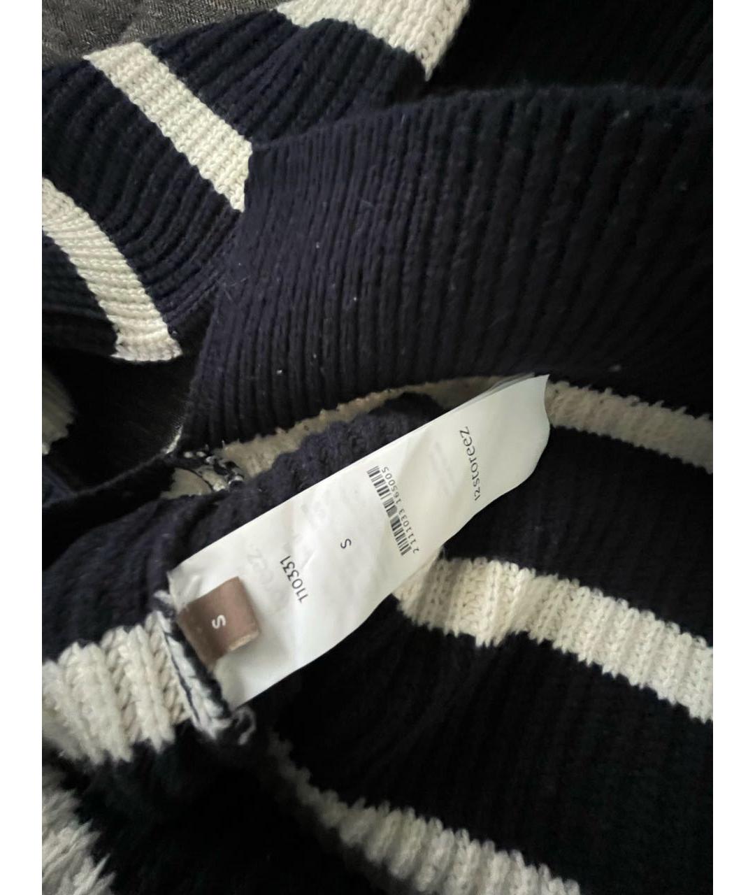 12 STOREEZ Темно-синий шерстяной джемпер / свитер, фото 3