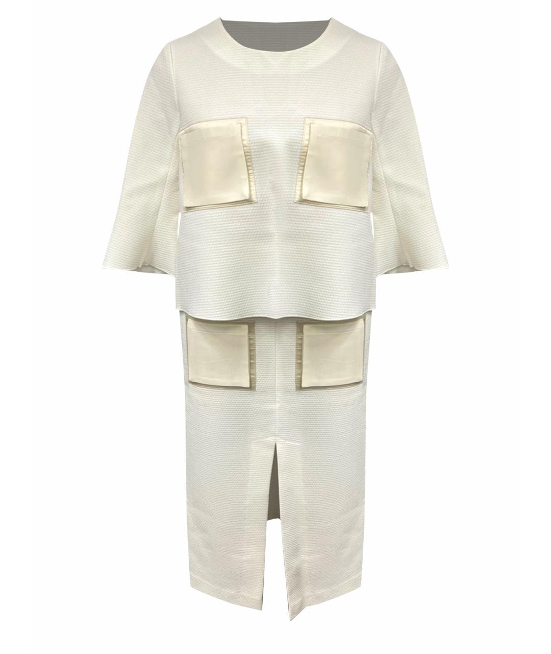 ELLERY Белый вискозный костюм с юбками, фото 1