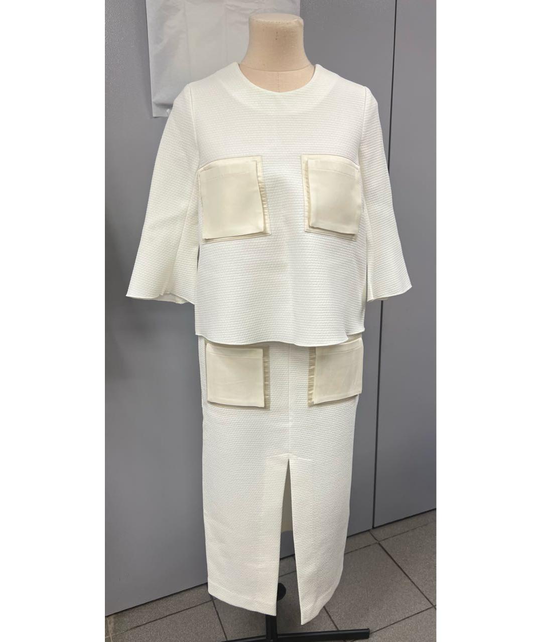 ELLERY Белый вискозный костюм с юбками, фото 7