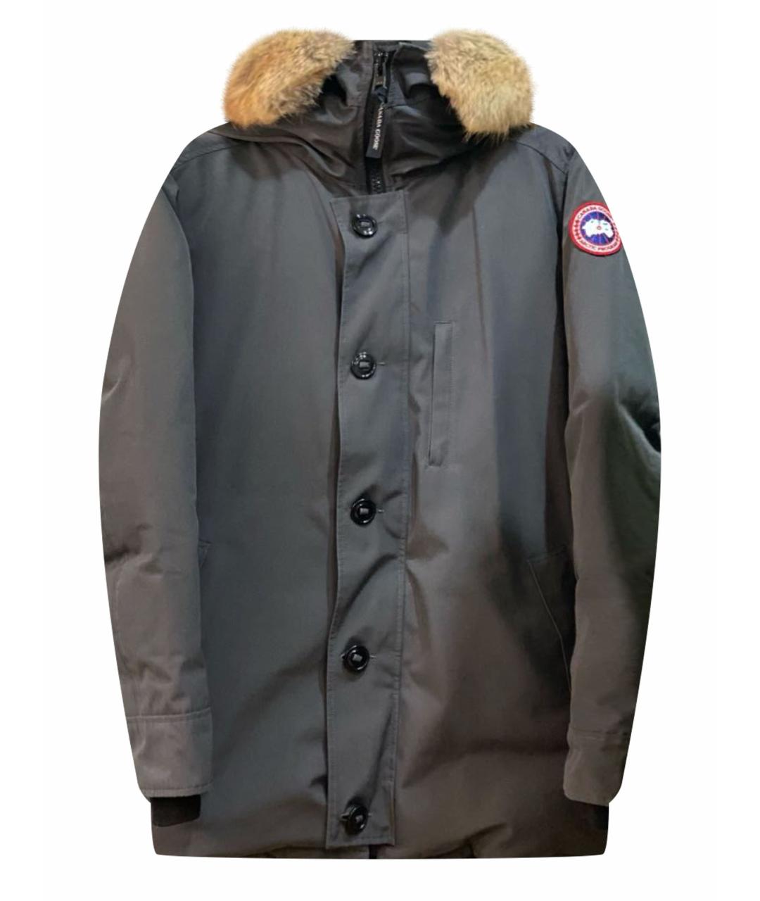 CANADA GOOSE Антрацитовый пуховик, фото 1