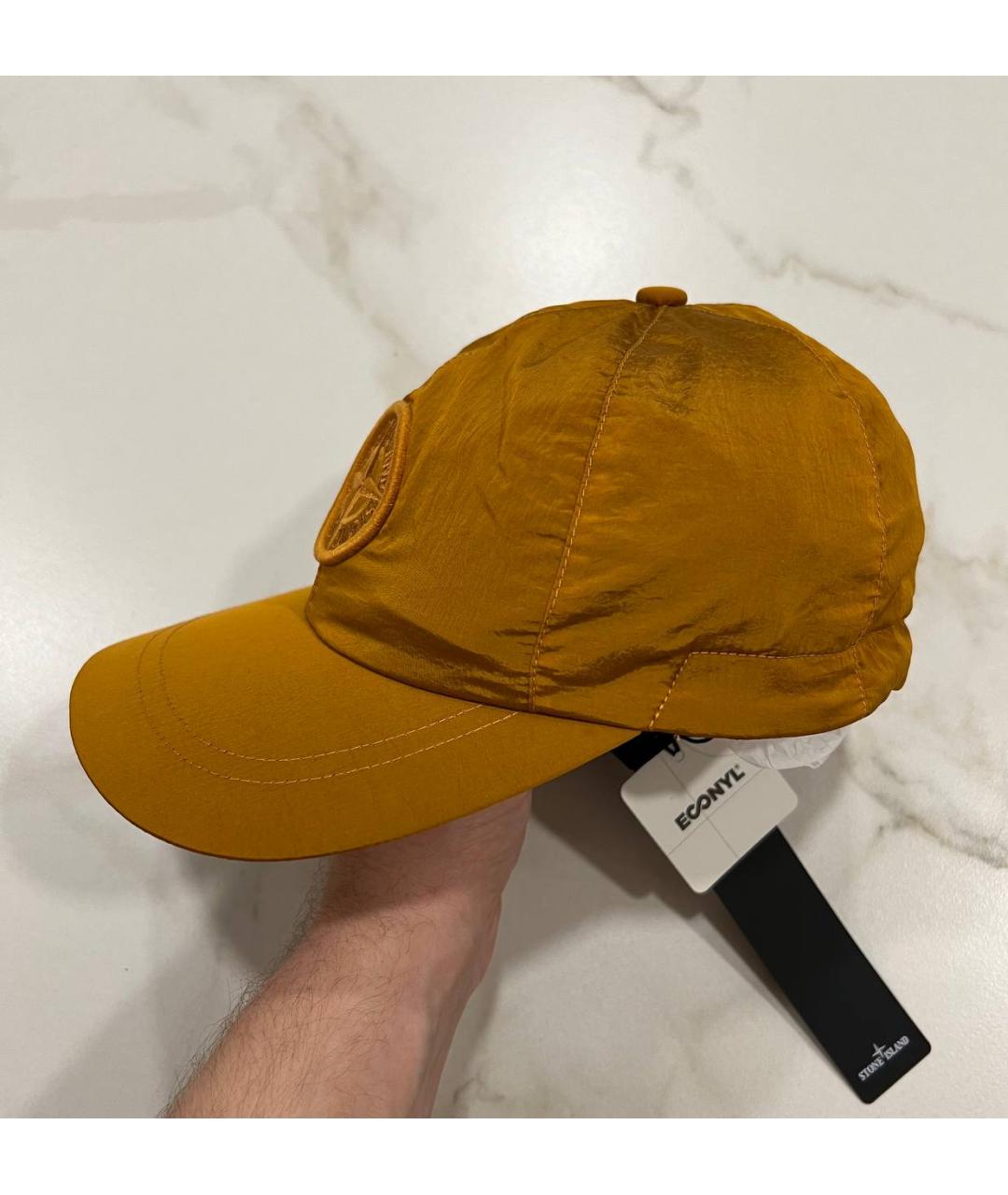 STONE ISLAND Оранжевая кепка/бейсболка, фото 2