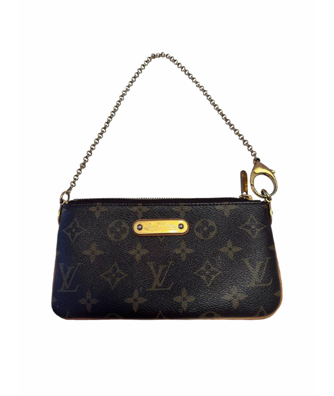 LOUIS VUITTON PRE-OWNED Коричневая кожаная сумка с короткими ручками, фото 1