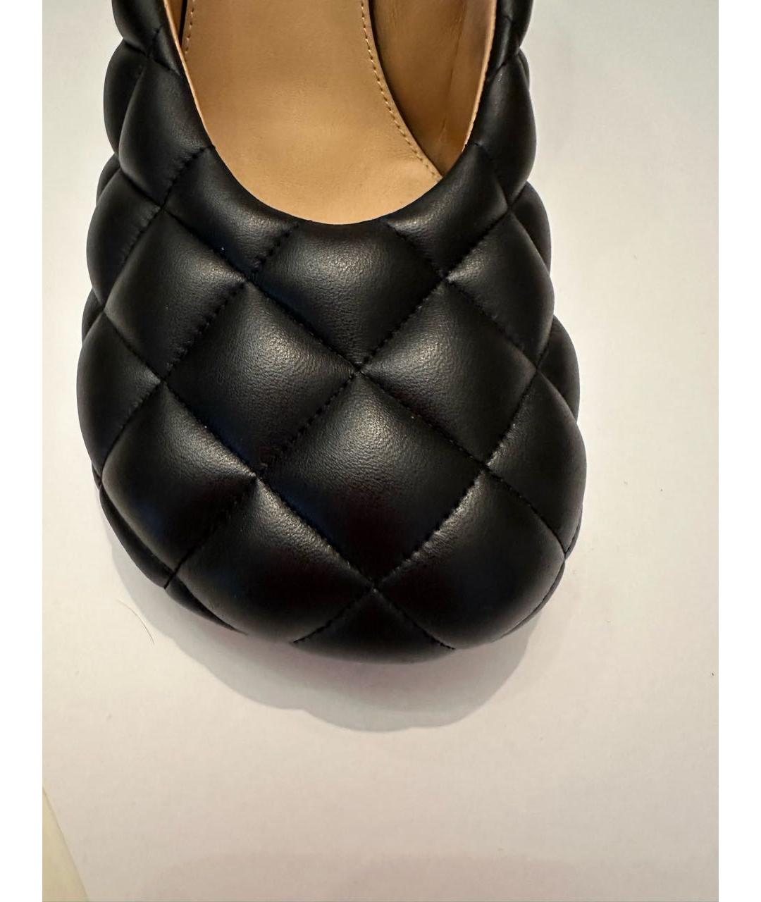BOTTEGA VENETA Черные кожаные туфли, фото 5