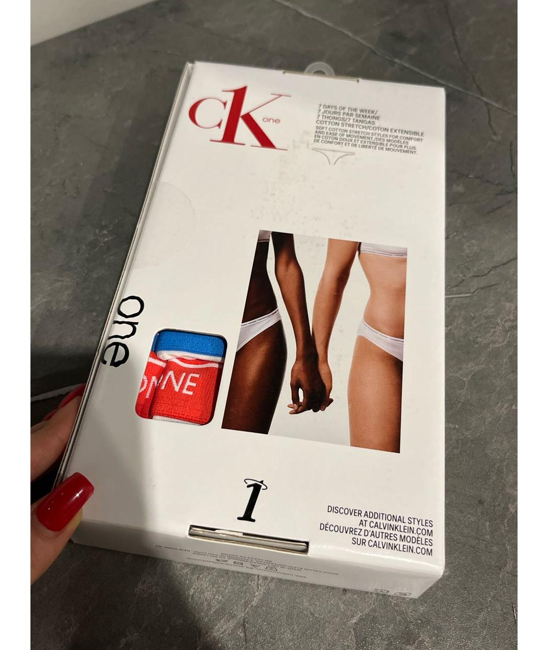 CALVIN KLEIN Белые трусы, фото 5