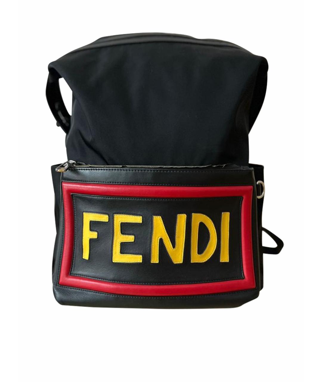 FENDI Черный рюкзак, фото 1