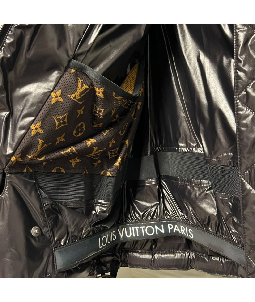 LOUIS VUITTON PRE-OWNED Черный пуховик, фото 7