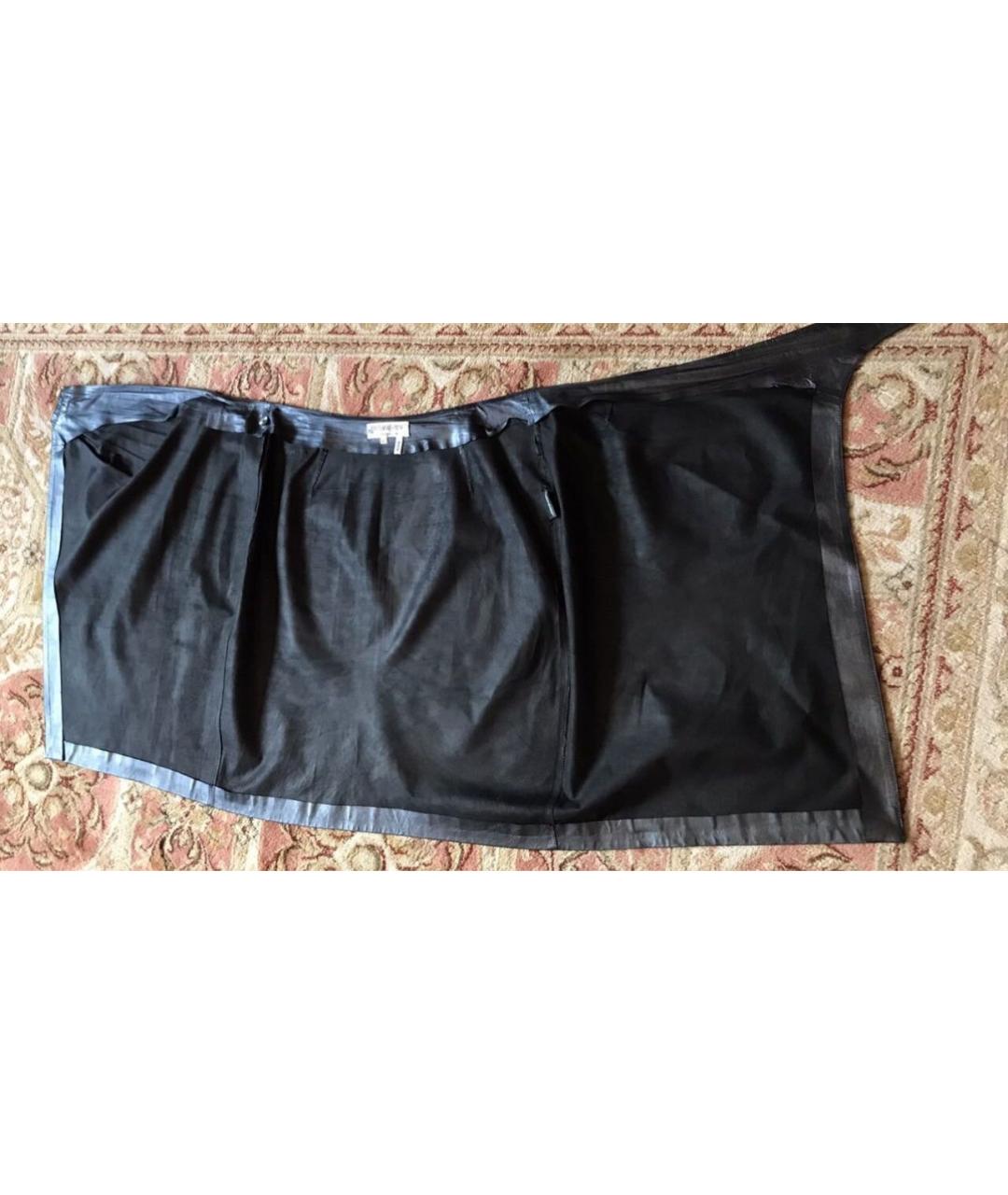 SAINT LAURENT Черная юбка миди, фото 4