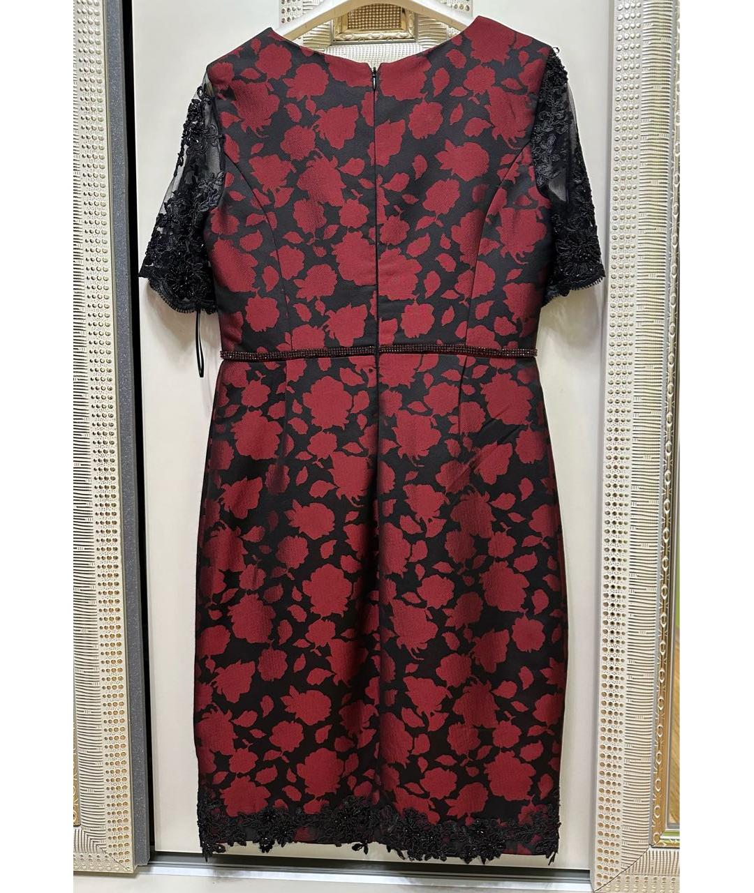 VDP Красное креповое вечернее платье, фото 2