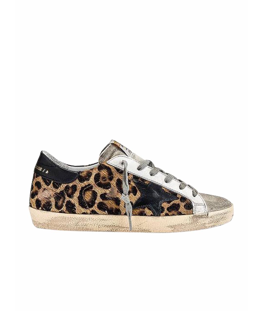 GOLDEN GOOSE DELUXE BRAND Мульти кожаные кеды, фото 1