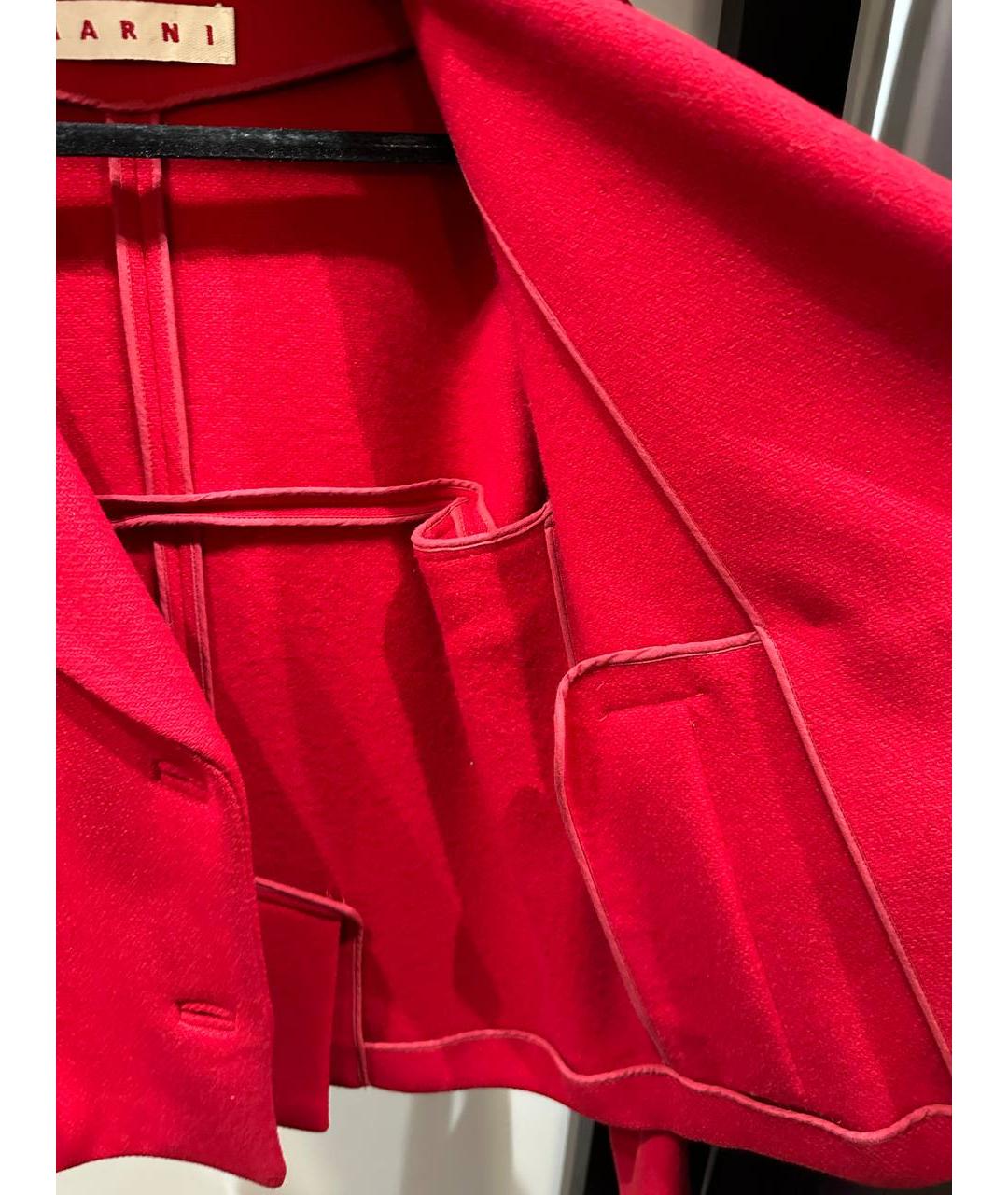 MARNI Красный жакет/пиджак, фото 7