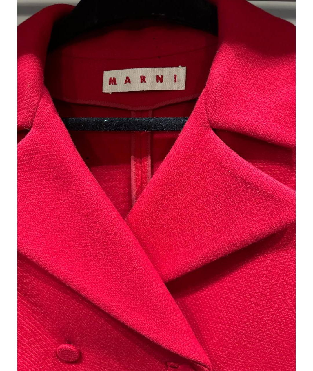 MARNI Красный жакет/пиджак, фото 4