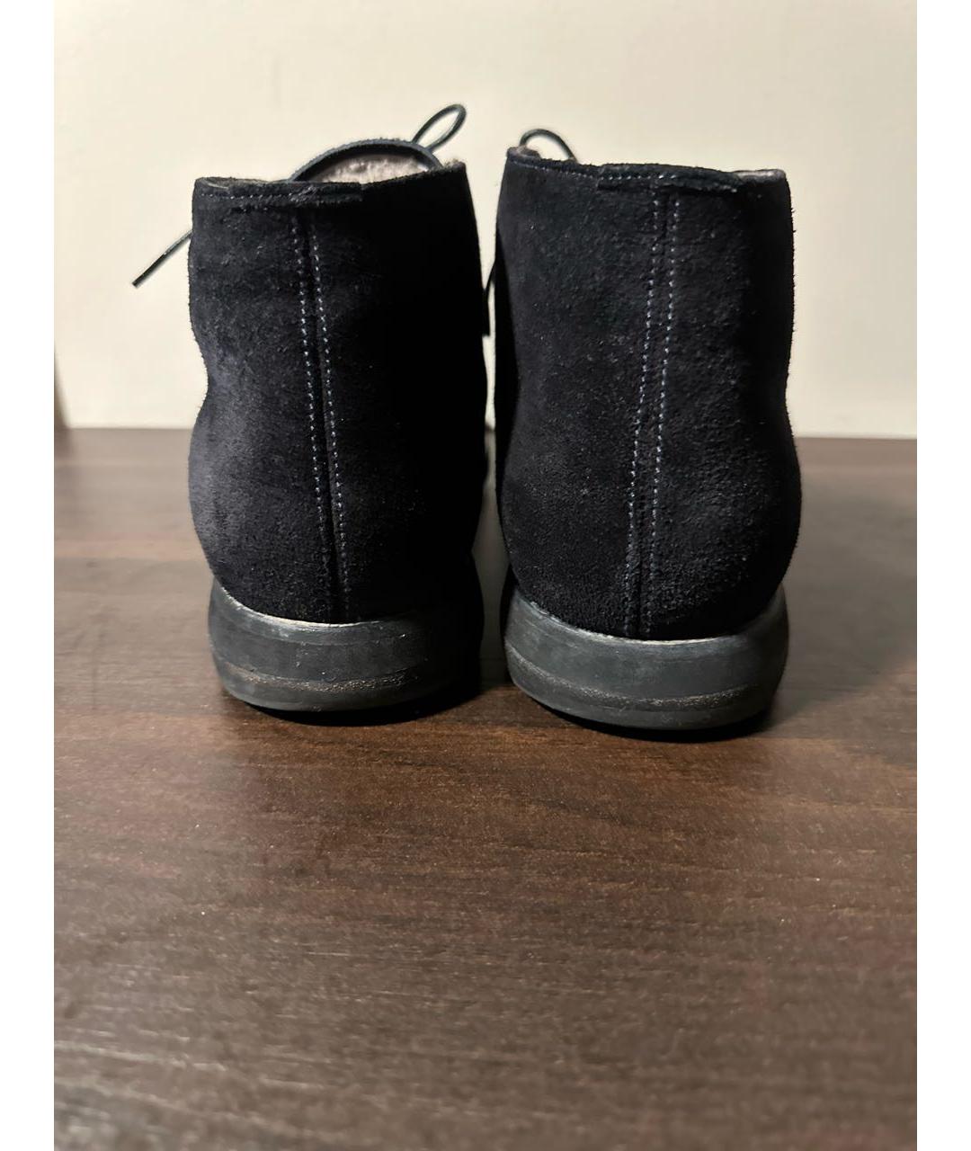 BARRETT Черные замшевые высокие ботинки, фото 4