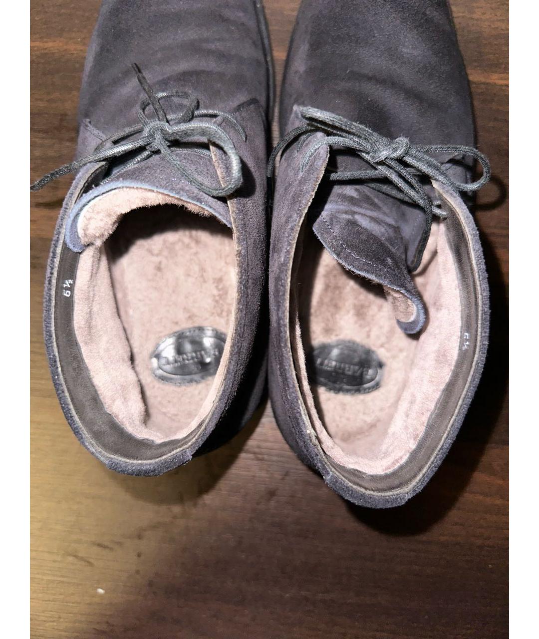 BARRETT Черные замшевые высокие ботинки, фото 5