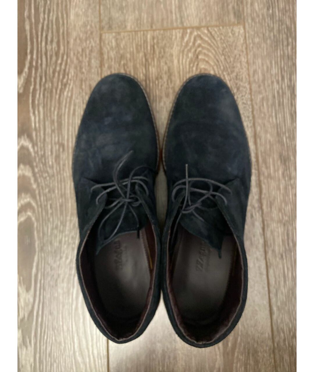 ERMENEGILDO ZEGNA Темно-синие замшевые высокие ботинки, фото 3
