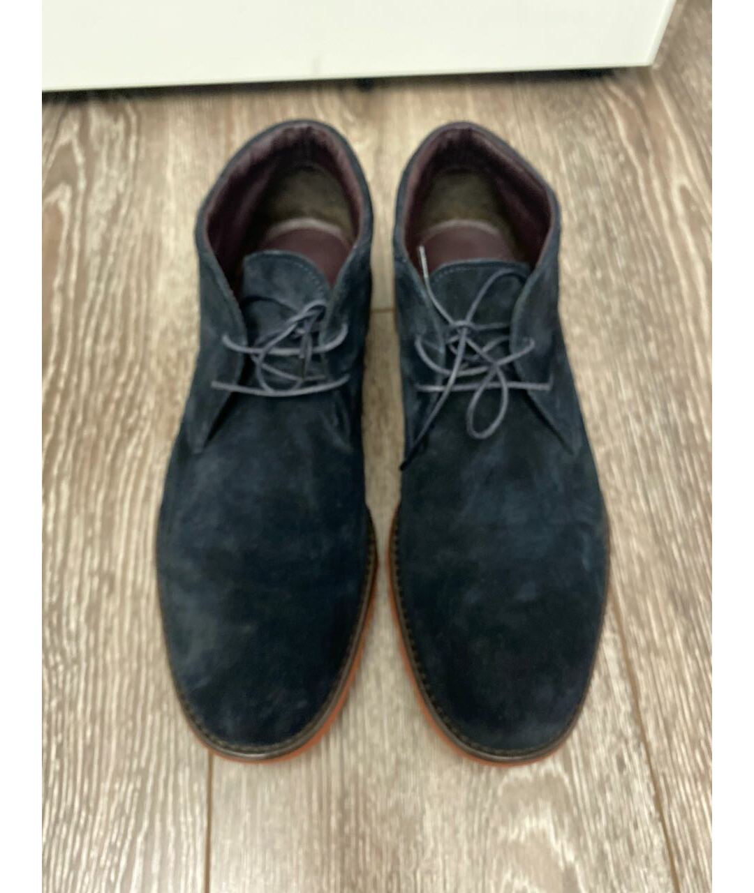 ERMENEGILDO ZEGNA Темно-синие замшевые высокие ботинки, фото 2