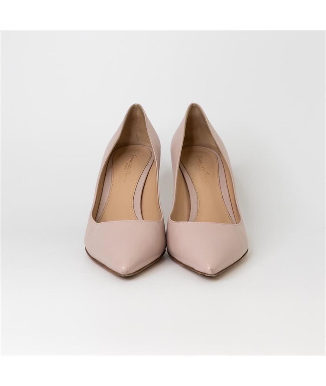 GIANVITO ROSSI Розовые кожаные туфли, фото 3