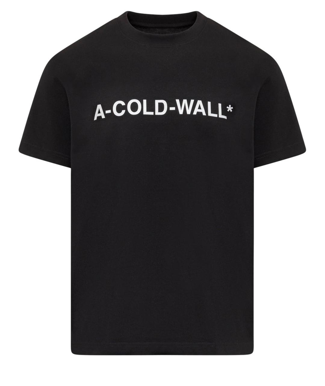 A-COLD-WALL* Черная хлопковая футболка, фото 1