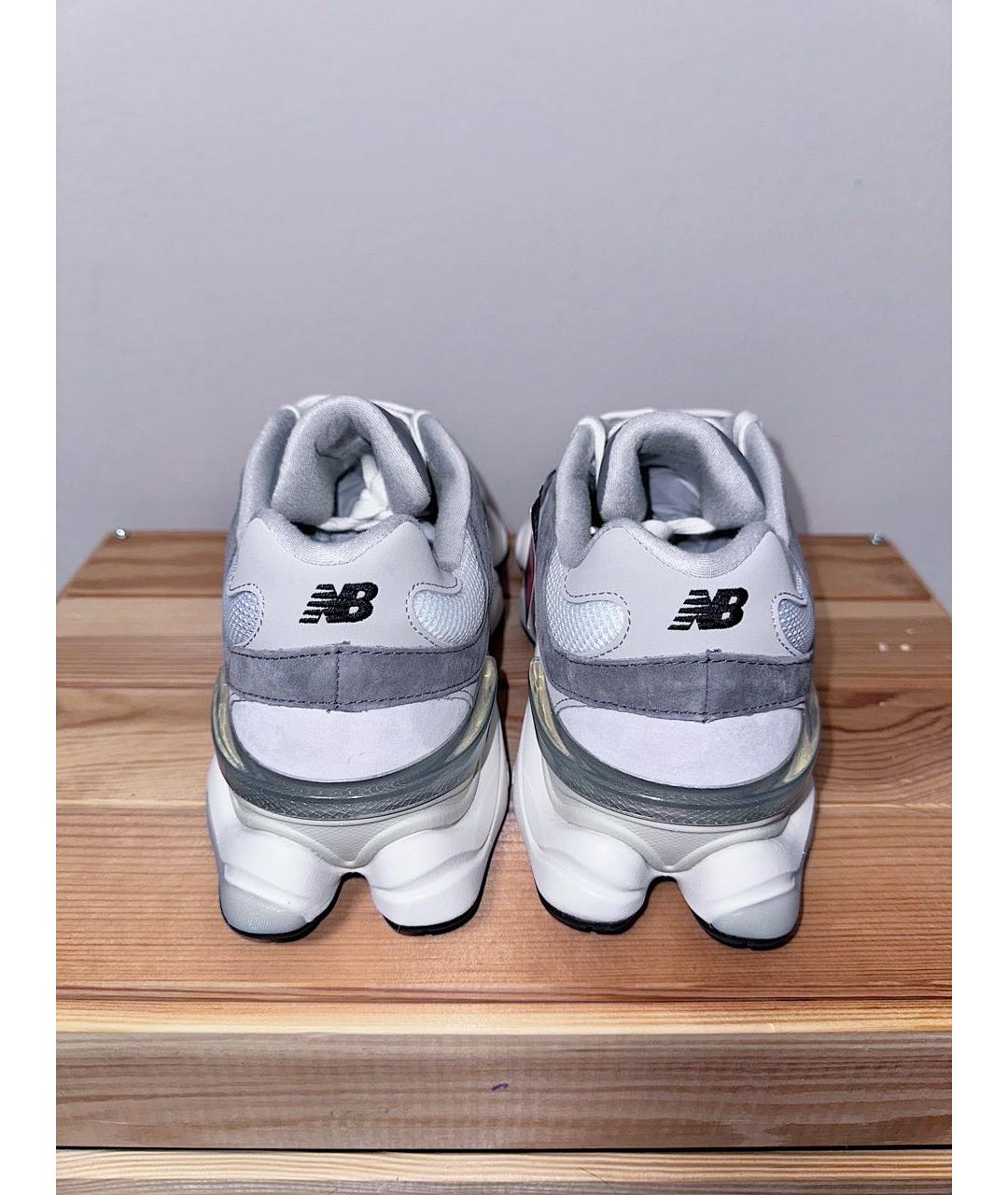 NEW BALANCE Серые замшевые низкие кроссовки / кеды, фото 4