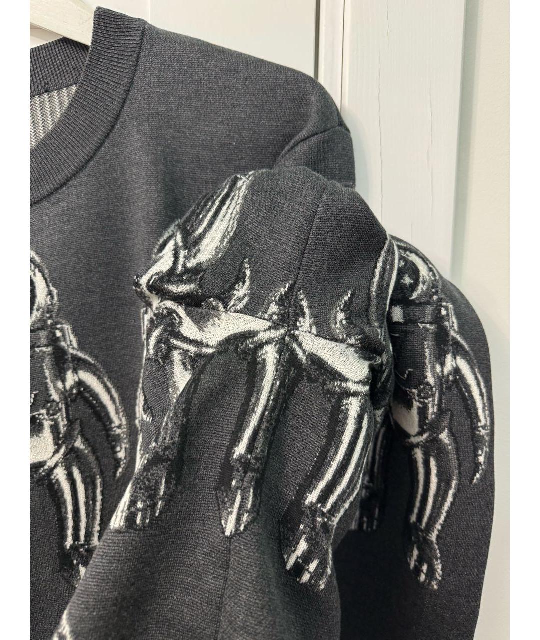 LOUIS VUITTON PRE-OWNED Серый шелковый джемпер / свитер, фото 4